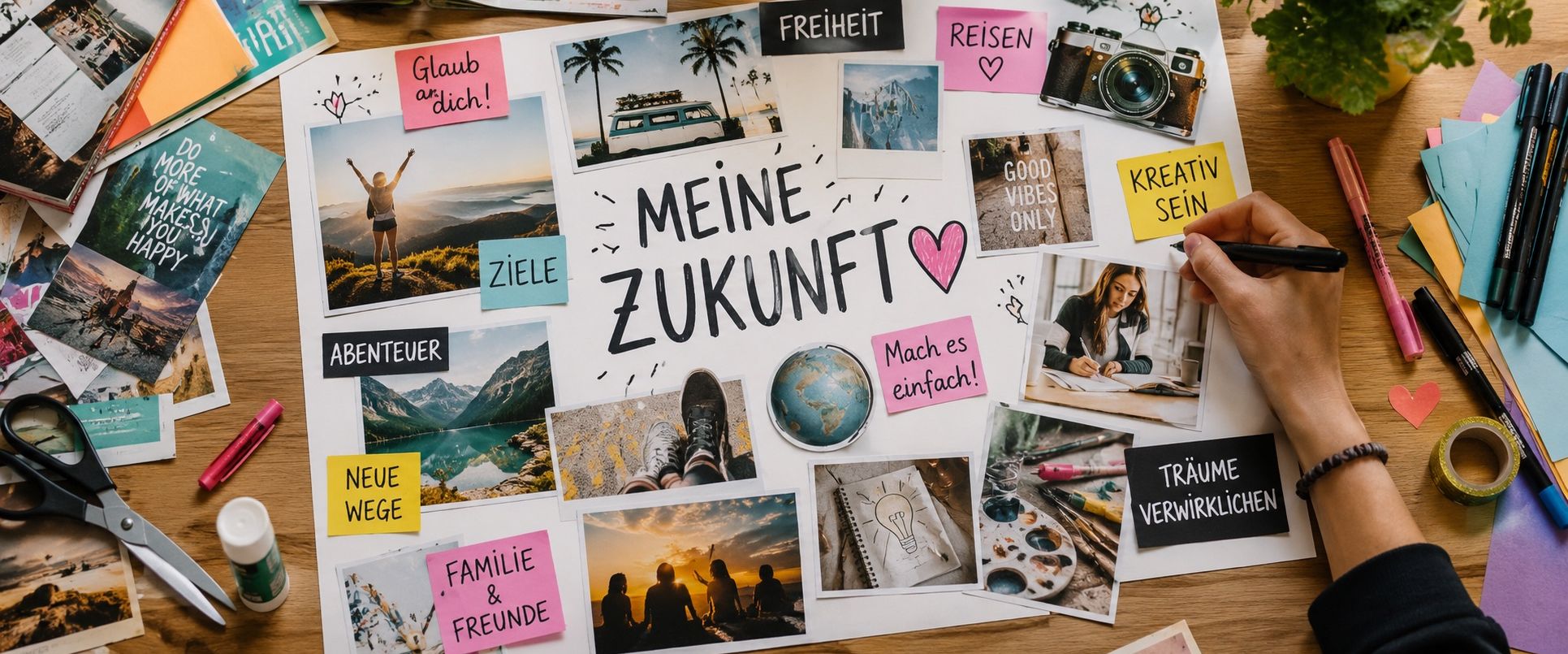 Deine Zukunft im Blick – Gestalte dein Vision Board