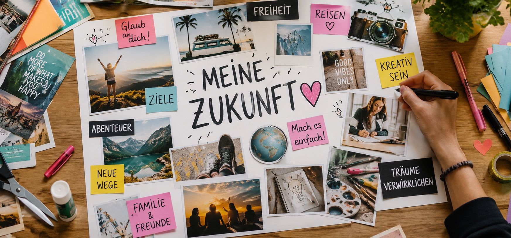 Deine Zukunft im Blick – Gestalte dein Vision Board