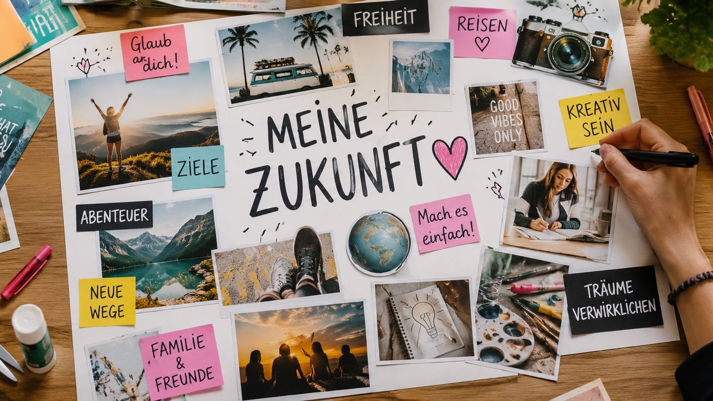 Deine Zukunft im Blick – Gestalte dein Vision Board